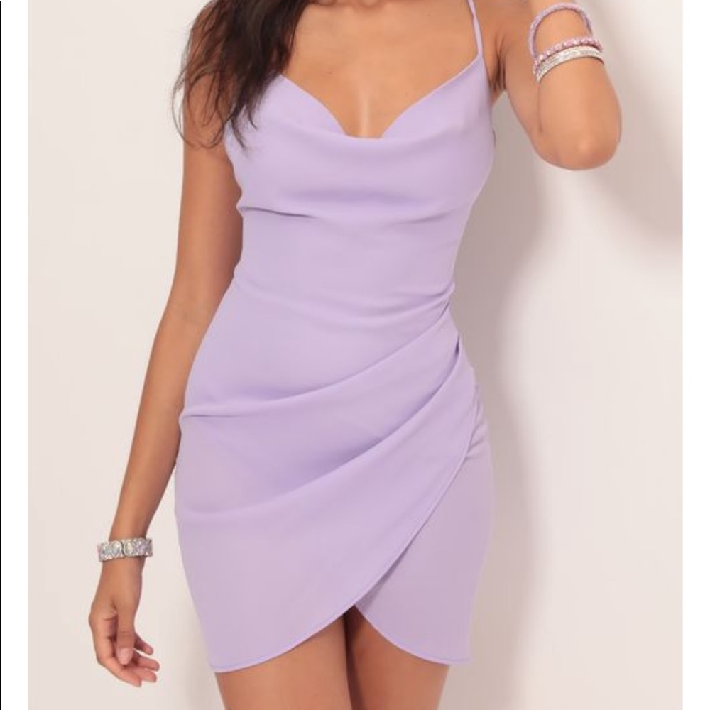 Lucy in the Sky Love Lies Chiffon Dress in Lavender